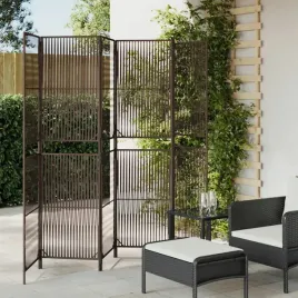 vidaxl-parawan-6-panelowy-brazowy-polirattan