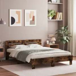 vidaxl-rama-lozka-z-wezglowiem-przydymiony-dab-140x200-cm