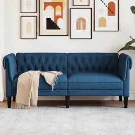 vidaxl-sofa-chesterfield-dwuosobowa-niebieska-obita-tkanina