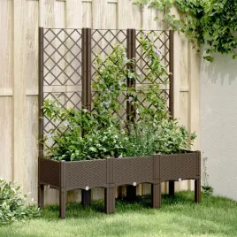 vidaxl-donica-ogrodowa-z-kratka-brazowa-120x40x142-cm-pp