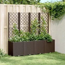 vidaxl-donica-ogrodowa-z-kratka-brazowa-160x40x140-cm-pp