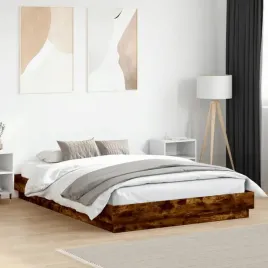 vidaxl-rama-lozka-z-oswietleniem-led-przydymiony-dab-150x200-cm
