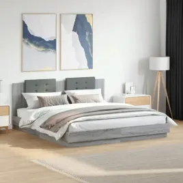 vidaxl-rama-lozka-z-wezglowiem-szary-dab-sonoma-200x200-cm