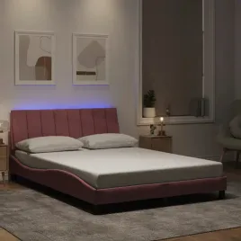 vidaxl-rama-lozka-z-led-bez-materaca-hanko-rozowa-140x190-cm-aksamitna