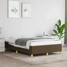 vidaxl-rama-lozka-bez-materaca-ciemny-braz-120x190-cm-tkanina