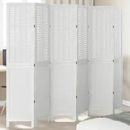 vidaxl-parawan-pokojowy-6-panelowy-bialy-lite-drewno-paulowni