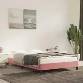 vidaxl-rama-lozka-bez-materacem-rozowa-120x190-cm-aksamit