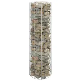 vidaxl-okragly-slup-gabionowy-galwanizowana-stal-o30x100-cm