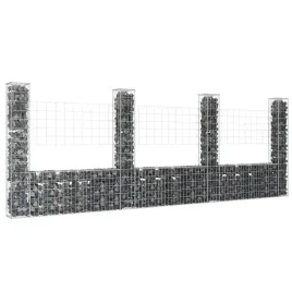 vidaxl-4-slupki-gabionowe-u-ksztaltne-380x20x150-cm-zelazne