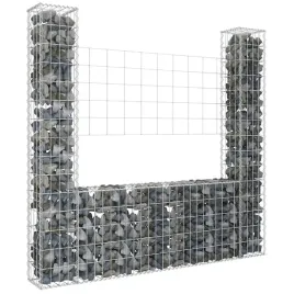 vidaxl-ogrodzenie-gabionowe-z-2-slupkami-zelazo-140x20x150-cm