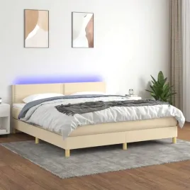 vidaxl-lozko-kontynentalne-z-materacem-kremowe-180x200-cm-tkanina