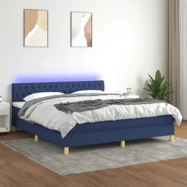 vidaxl-lozko-kontynentalne-z-materacem-niebieskie-160x200-cm-tkanina