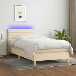 vidaxl-lozko-kontynentalne-z-materacem-kremowe-90x190-cm-tkanina