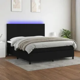 vidaxl-lozko-kontynentalne-z-materacem-czarne-160x200-cm-tkanina
