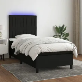 vidaxl-lozko-kontynentalne-z-materacem-czarne-100x200-cm-tkanina
