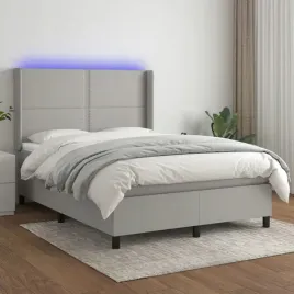 vidaxl-lozko-kontynentalne-z-materacem-jasnoszare-140x190cm-tkanina