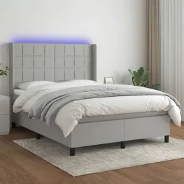 vidaxl-lozko-kontynentalne-z-materacem-jasnoszare-140x190cm-tkanina