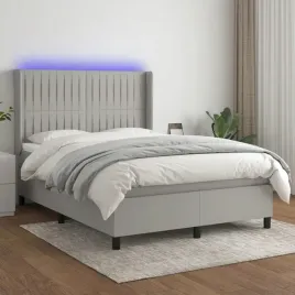 vidaxl-lozko-kontynentalne-z-materacem-jasnoszare-140x190cm-tkanina