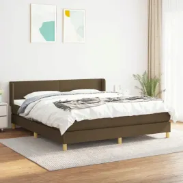 vidaxl-lozko-kontynentalne-z-materacem-brazowe-tkanina-160x200-cm