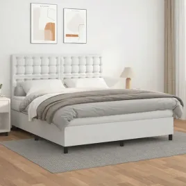 vidaxl-lozko-kontynentalne-z-materacem-biale-ekoskora-160x200-cm