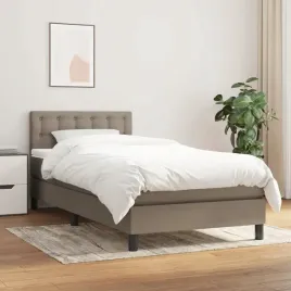 vidaxl-lozko-kontynentalne-z-materacem-taupe-tkanina-90x200-cm