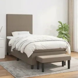 vidaxl-lozko-kontynentalne-z-materacem-taupe-tkanina-90x200-cm