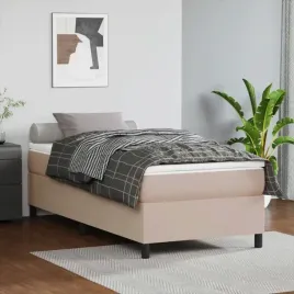 vidaxl-lozko-kontynentalne-z-materacem-cappuccino-ekoskora-90x190-cm