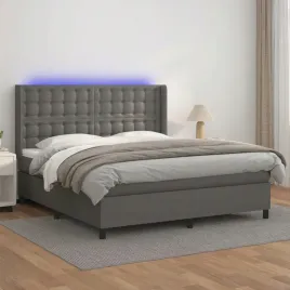 vidaxl-lozko-kontynentalne-z-materacem-i-led-szara-ekoskora-180x200cm