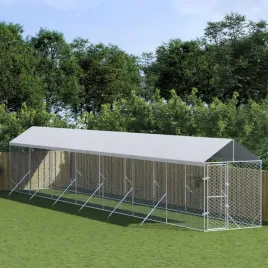 vidaxl-kojec-dla-psa-z-dachem-srebrny-2x14x25m-stal-galwanizowana