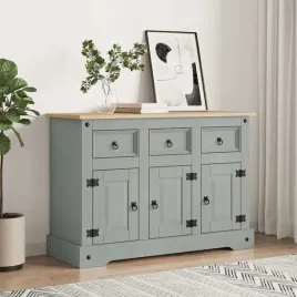 vidaxl-szafka-corona-szara-112x43x78-cm-drewno-sosny-meksykanskiej