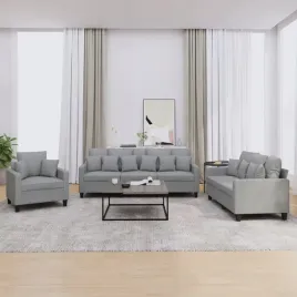 vidaxl-3-cz-komplet-wypoczynkowy-z-poduszkami-jasnoszary-tkanina