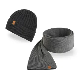 meski-zestaw-czapka-beanie-wywijana-i-dlugi-szalik-brodrene-grafitowy
