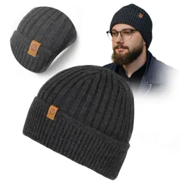 meska-czapka-zimowa-grafitowa-na-zime-wywijana-brodrene-beanie-ciepla