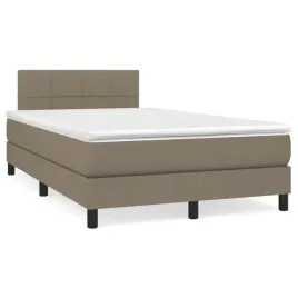 vidaxl-lozko-kontynentalne-z-materacem-taupe-120x190-cm-tkanina