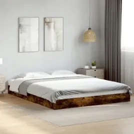 vidaxl-rama-lozka-bez-materaca-dab-wedzony-160x200cm-drewno-klejone