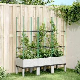 vidaxl-donica-ogrodowa-z-kratka-biala-120x40x1425-cm-pp