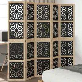 vidaxl-parawan-pokojowy-5-panelowy-brazowo-czarny-lita-paulownia