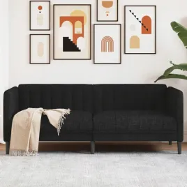 vidaxl-sofa-2-osobowa-czarna-tapicerowana-tkanina