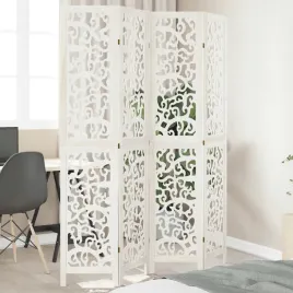 vidaxl-parawan-pokojowy-4-panelowy-bialy-lite-drewno-paulowni