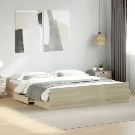 vidaxl-rama-lozka-z-szufladami-kolor-dab-sonoma-200x200-cm