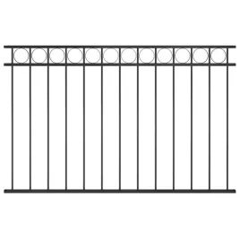 vidaxl-panel-ogrodzeniowy-stalowy-17-x-1-m-czarny