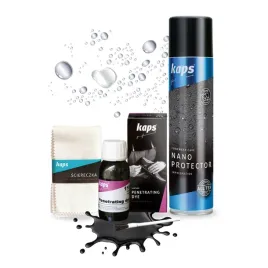 impregnat-nano-protektor-i-czarna-farba-do-butow-ze-sciereczka-zestaw-3w1