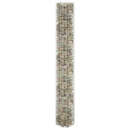 vidaxl-okragly-slup-gabionowy-galwanizowana-stal-o30x200-cm