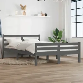 vidaxl-rama-lozka-szara-lite-drewno-150x200-cm