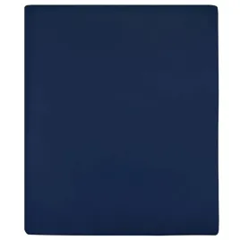 vidaxl-przescieradla-2-szt-granatowe-180x200cm-dzersej-bawelniany