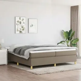 vidaxl-lozko-kontynentalne-taupe-200x200-cm-obita-tkanina