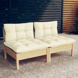 vidaxl-2-osobowa-sofa-ogrodowa-z-kremowymi-poduszkami-drewno-sosnowe