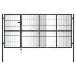 vidaxl-brama-ogrodowa-ze-slupkami-stalowa-350x120-cm-antracyt
