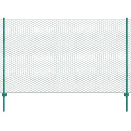 vidaxl-siatka-ogrodzeniowa-ze-slupkami-stal-25-x-2-m-zielony