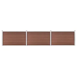vidaxl-ogrodzenie-ogrodowe-wpc-526x106-cm-brazowe